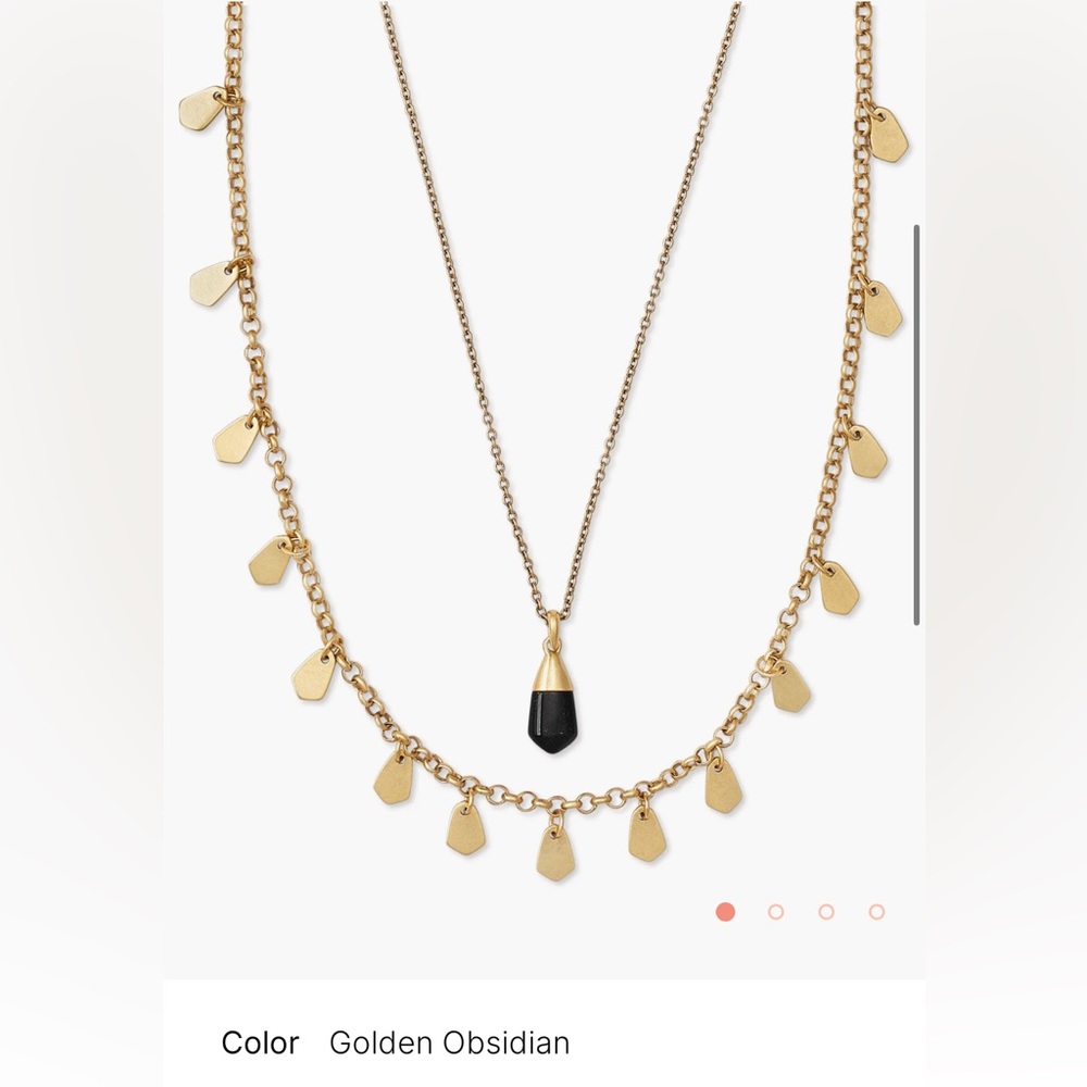 Kendra Scott Freida vintage multi strand necklace